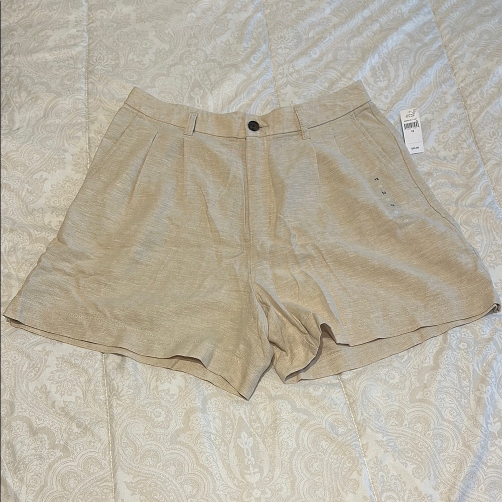 GAP High Waist Linen Women's Shorts